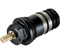 94282000 Unité de contrôle de la température, compatible avec les douches Hansgrohe Ecostat et les remplisseurs de baignoire thermostatiques à 2 et 3 trous, 3/4 pouce avec tige en laiton et finition