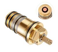 94282000 Unité de régulation de température en laiton - 3/4" compatible avec les douchettes Hansgrohe Ecostat, thermostats de baignoire à deux et trois trous