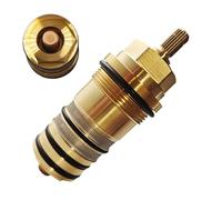94282000 Unité de régulation de température en laiton - Cartouche de douche thermostatique en laiton - 3/4" - Compatible avec les douches Hansgrohe Ecostat - Thermostat de baignoire à 2/3 trous - Pour