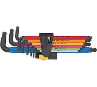 950/9 Hex-Plus Multicolour Imperial 2 Jeu de clés mâles coudées, syst. impérial, BlackLaser, 9 pièces