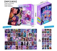 96 Pcs Photocards de Collection Thème Musique Pop Cartes Lomo Illustrées pour Fans Ensemble de Cartes Décoratives Cadeau Fête