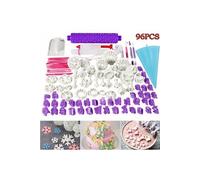 96 pièces décoration de gâteau ensemble de moule moule embosser Fondant Accueil Kitchen Tools_Kiliaadk239