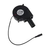 9733 Ventilateur de barbecue extérieur Souffleur électrique 4000 / min 5, 5 x 2, 1 pour barbecue, grilles de ventilateur en métal, outil à soufflet pour pique-nique, camping, poêle à bois, poêle à feu