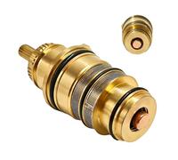 98282000 Unité de contrôle de température version laiton 98282 T30 | Vannes coulissantes thermostatiques pour certains thermostats Hans1grohe, valve de rechange durable en laiton