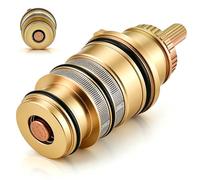 98282000 Unité de régulation de température en laiton - Cartouche de douche thermostatique en laiton 3/4" - Compatible avec mitigeur thermostatique Hansgrohe Ecostat & - Valve de rechange pour