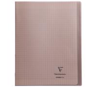 Clairefontaine Cahier piqué Koverbook 24x32 cm 140 pages grands carreaux couverture polypro assortis