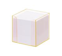 Bloc cube avec boîtier 'Luxbox' orange, équipé
