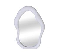 9bbhfJw4R Miroir cosmétique Miroir de Table irrégulier, Miroir Maquillage, Coiffeuse, HD(Blanc)