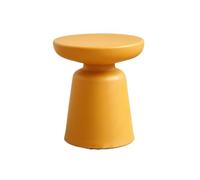 9bbhfJw4R Table Basse de Ferme Petite Table d'appoint Ronde for canapé, d'angle colorée(Yellow)