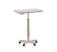 9bbhfJw4R Table Basse de Ferme Table élévatrice Mobile de Bureau en Bois Debout(Blanc)