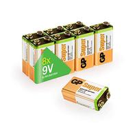 Boîte de 8 piles 9V Super Alcaline par GP Batteries Argent G