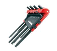 9x Clés mâles hexagonales longues coudées à tête sphérique 280 LTS/S9