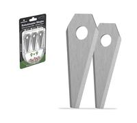 9x To the South® Lames de tondeuse robot universelles compatible avec Bosch Indego & Honda Miimo HRM 40 (Live) & HRM 70 Live - Acier - 9 pièces