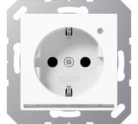 A 1520-O WW LNW SCHUKO-Steckdose 16A 250V LED-Orient.licht ws - SCHUKO-Steckdose - 16 A 250 V ~ (A1520-OWLNW)