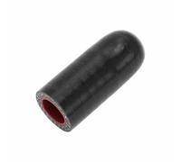A ABSOPRO 1 Pièce 40Mm Longueur 14Mm/0,55" Id Noir Rouge Voiture Embout De Tuyau En Caoutchouc De Silicone Embout De Bouchon De Bypass Renforcé En Silicone Universel