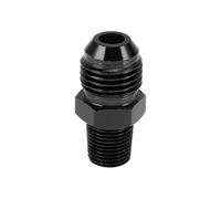 A ABSOPRO Raccord Réducteur De Carburant Mâle Noir 1pc Aluminium