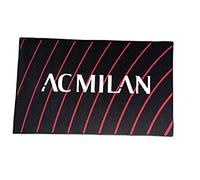 A.C. Milan hermet Tapis avec antidérapant, Rouge/Noir, 70 x 110 cm