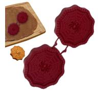 À Cookie Antiadhésif Réutilisable Lisse Halloween Crâne Araignée | Presse-Pâte Découpe Fondant Moule Emporte-Pièce Pour Cuisine Boulangerie Maison Café Restaurant École Style toile d'araignée