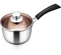 A.D.FRESH Faitout en acier inoxydable avec couvercle pour faire bouillir le ragoût, la friture, multi-fonction, antiadhésif, idéal pour la maison, la cuisine, le restaurant, robuste et antirouille