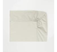 A demain Drap housse en Bambou - 160 x 200 cm - Crème