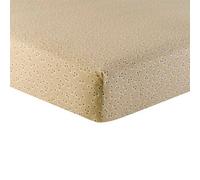 A demain Drap housse en Coton - 160 x 200 cm - Beige Sable
