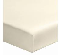 A demain Drap housse en Coton - 90 x 190 cm - Craie