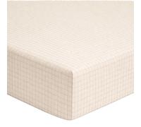 A demain Drap housse en Coton lyocell - 140 x 190 cm - Marron
