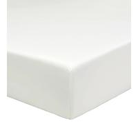 A demain Drap housse en Percale de coton bio - 140 x 200 cm - Ivoire