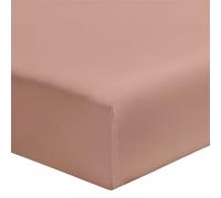 A demain Drap housse en Percale de coton bio - 160 x 200 cm - Rose