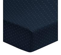 A demain Drap housse en Polyester microfibre - 160 x 200 cm - Bleu foncé