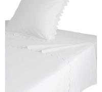 A demain Drap plat en Coton - 240 x 300 cm - Blanc