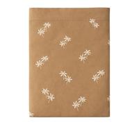 A Demain - Drap Plat imprimé en Coton et Lyocell, Frida - 240 x 300 cm - Marron - Coton Lyocell - 57 Fils/cm² - Entretien Facile