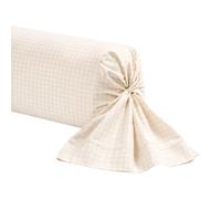 A demain Taie de traversin en Coton lyocell - 85 x 185 cm - Marron