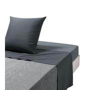 A demain Taie de traversin en Microfibre - 85 x 185 cm - Bleu