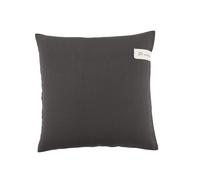 A demain Taie d'oreiller en Lin - 64 x 64 cm - Gris charbon