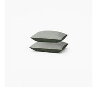 A demain Taie d'oreiller en Percale de coton bio - 65 x 65 cm - Vert foncé