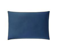 A demain Taie d'oreiller en Satin de coton - 50 x 70 cm - Bleu marine et ocre