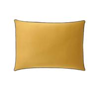 A demain Taie d'oreiller en Satin de coton - 50 x 70 cm - Ocre et marine
