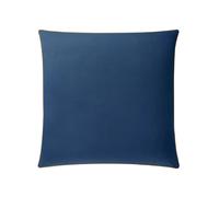 A demain Taie d'oreiller en Satin de coton - 64 x 64 cm - Bleu marine et ocre