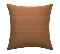 A demain Taie d'oreiller en Viscose de bambou - 63 x 63 cm - Lin/Caramel