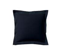 A Demain - Taie d'oreiller Unie en Coton, Les Unis - 63 x 63 cm - Bleu Nuit - Coton - 57 Fils/cm² - Entretien Facile
