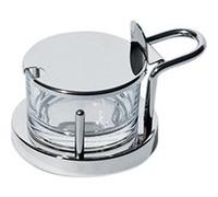 A di alessi 5071 fromagère en acier et cristal G