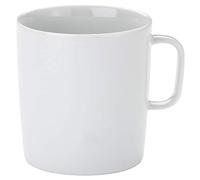 A di Alessi - AJM28/89 - Platebowlcup - Mug en Porcelaine Blanche - Set de 4 Pièces