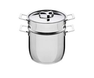 A DI ALESSI AJM306SET POTS & PANS PASTA-SET EN ACIER INOXYDABLE 18/10 BRILLANT
