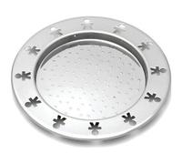 A Di Alessi Mini Girotondo Dessous De Bouteille Antiventouse En Acier Inoxydable 18/10 - Set De 2 Pièces