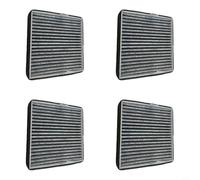 à Élimine pour fumée Animaux 4pcs à Élimine pour fumée Animaux | pour haute densité, neutralise pour fumée et d'animaux, lot de 4 filtres, taille compacte 10x10cm