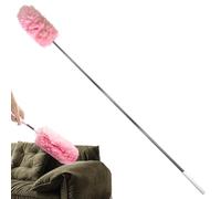 à épousseter Extensible - Long plumeau Robuste | Brosse de Nettoyage réutilisable Portable pour barbier, Ordinateur, Maison, dortoir, Clavier, Plafond, Plancher d'animaux domestiques