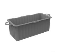 à Gâteau Silicone Rectangulaire 17,6x8,9 cm Antiadhésif à Gâteau(Gray)