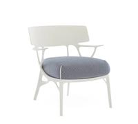 Kartell - Fauteuil rembourré Bleu