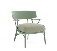 Kartell - Fauteuil rembourré Vert